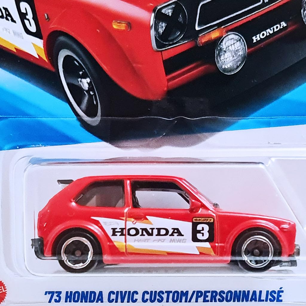 Hot Wheels '73 Honda Civic Custom (JBB42) - Then and Now Series 9